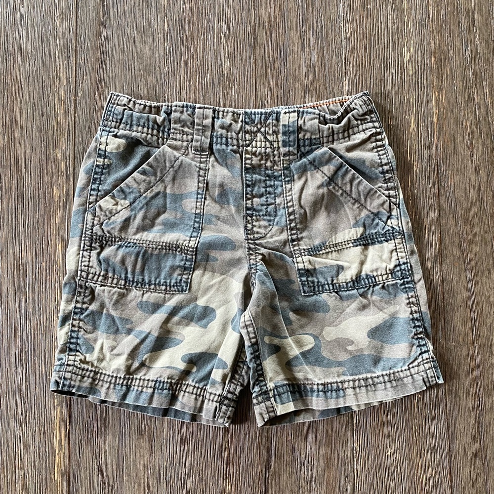 4/$10 Carter’s camo shorts